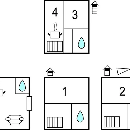 בית נופש 4 Bedroom Front In